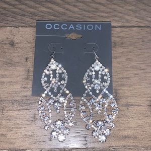 Kohls special occasion cubic zirconia Sparkly dangling earrings